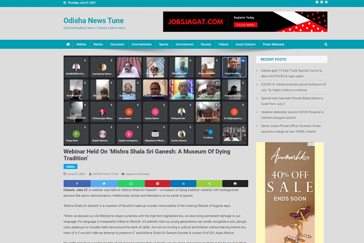 "Shri Ganesh of Mishrashala": A New Chapter in Preserving Odisha’s Heritage