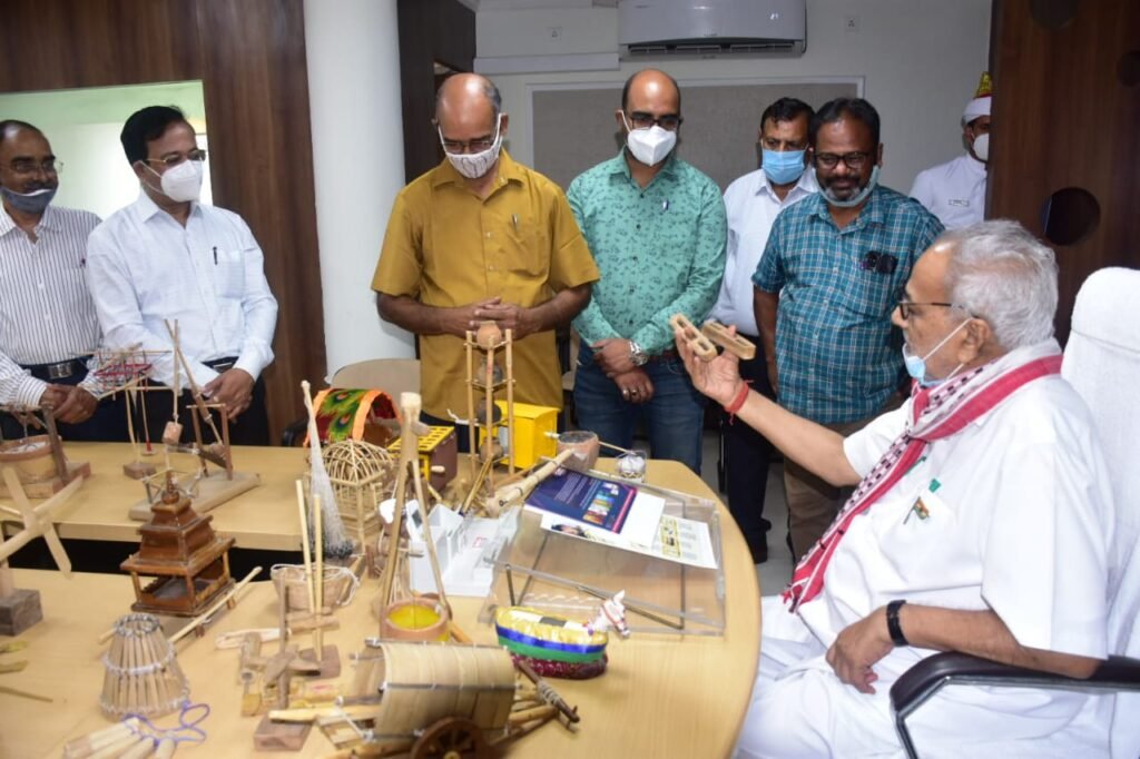 Rare Odishan crafts exhibited to His Excellency the Governor of Odisha