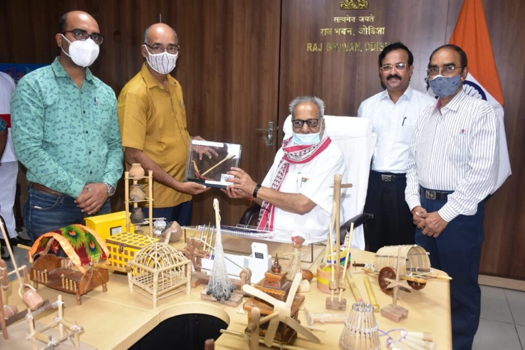 Rare Odishan crafts exhibited to His Excellency the Governor of Odisha