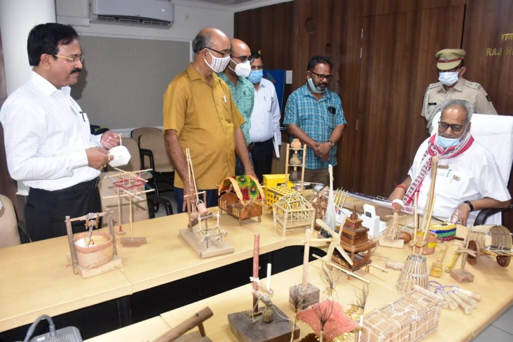Rare Odishan crafts exhibited to His Excellency the Governor of Odisha