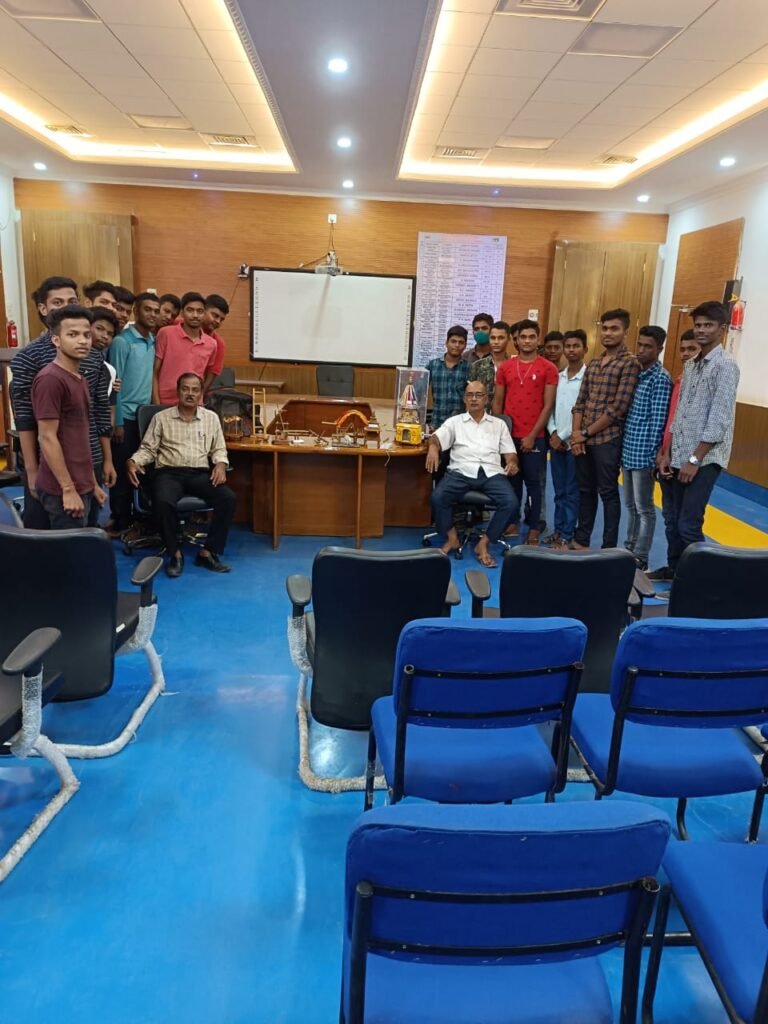 **Woodworking Skills Session**   Mishrashaala founder trains students at Cuttack's Government ITI.