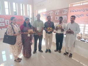EXHIBITION AT- UTKAL UNIVERSITY OF CULTURE