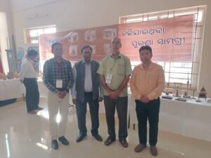 EXHIBITION AT- UTKAL UNIVERSITY OF CULTURE