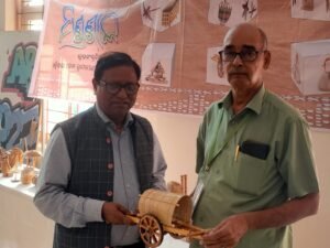 EXHIBITION AT- UTKAL UNIVERSITY OF CULTURE