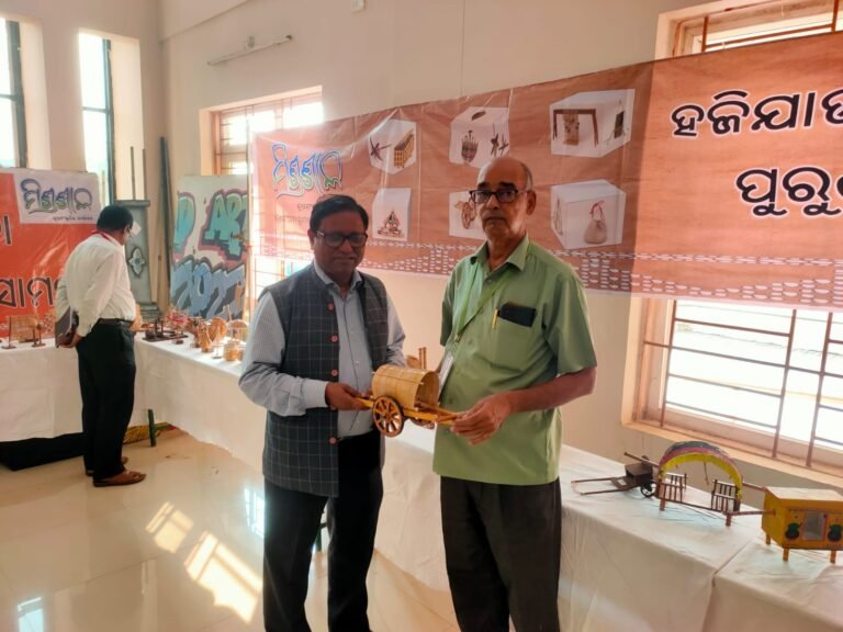 EXHIBITION AT- UTKAL UNIVERSITY OF CULTURE