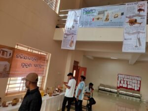 EXHIBITION AT- UTKAL UNIVERSITY OF CULTURE