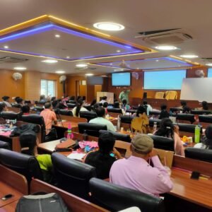 Training of the Trainers,Dr.Mishra at Regional College of Education