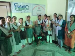 +3 Students of RD Womens University @ Mishrashala for Internship